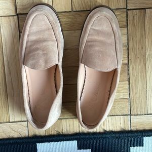 J crew tan loafers sz 7